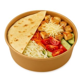 Шаурма MAXI Box (подвійне м'ясо та сир 630г)