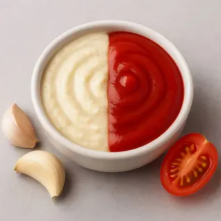 Часниковий з кетчупом