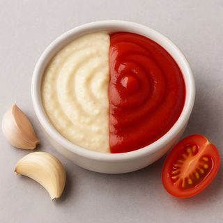 Часниковий з кетчупом