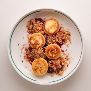 Сирники з вишневим компоте 320г