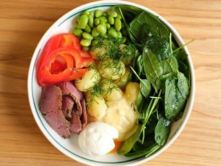 Боул з пастрамі