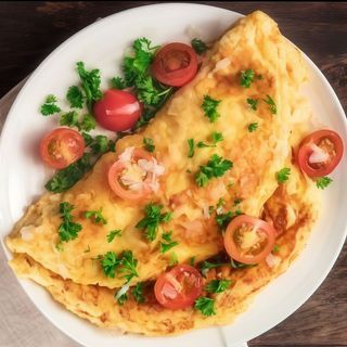 Омлет з овочами