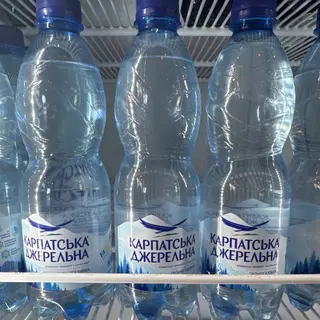 Вода газована 0.5 з холодильника