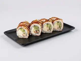 Каліфорнія з вугрем в кунжуті (240г)