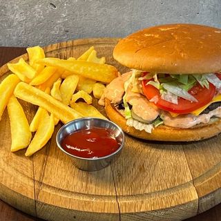 Бургер з яловичиною