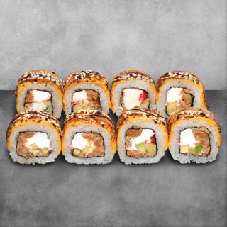 Рол зі смаженим лососем та сиром чеддер (275г)