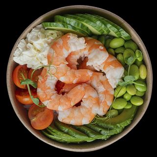 Поке-боул із тигровою креветкою