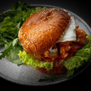 Бейгл з куркою