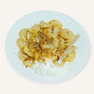 Смажені вареники з картоплею