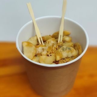 Смажені вареники з свининою