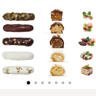 Еклери "Шоколадно-горіховий мікс"