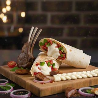 Сулугуні в лаваші з бараниною (500г)