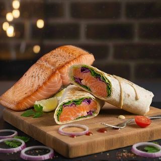 Шаурма PRO з лососем (600г)