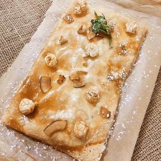 Млинець з ананасом,кокосом та ванільним крем-сиром (0,260)