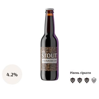 Пиво Milk Stout темне 4.2% 0,33