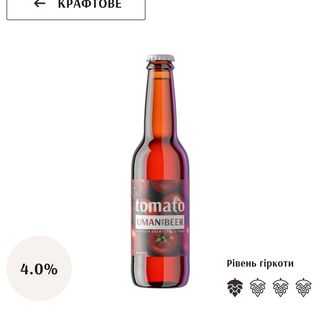 Пиво Tomato 4.0% 0,33