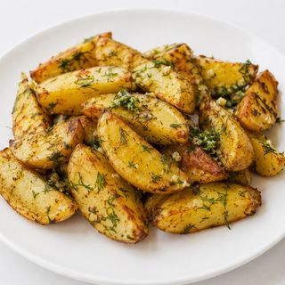 Картопля з часником 1 порція(250г)