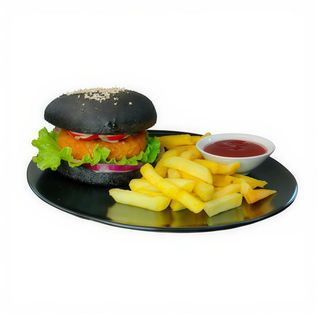 Black Чікен Бургер Меню