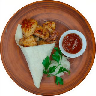 Шашлик зі свинини гриль