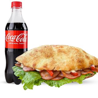 IQ Піта з шинкою + Кока-Кола