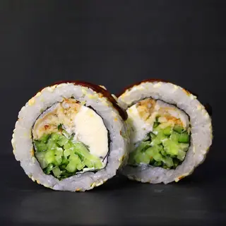 Каліфорнія з вугром в кунжуті (280г)