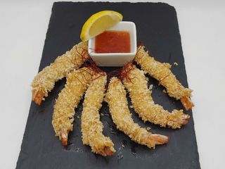 Креветки темпура