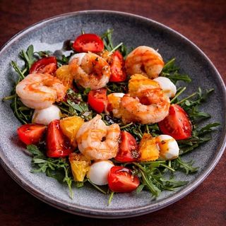 Салат з креветками
