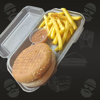 Курячий бургер