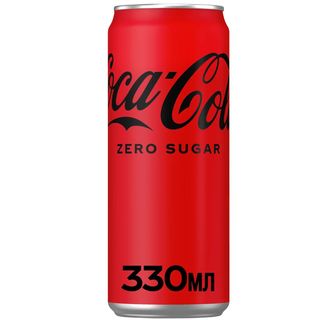 Кока-Кола ZERO SUGAR 0,33л з/б