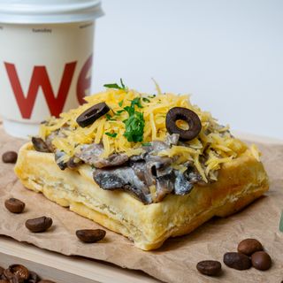 Вафля з грибами