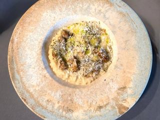 Різотто з грибами та куркою