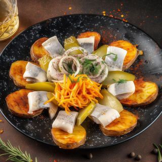 Оселедець слабосолений з картоплею (200г)