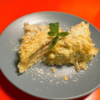 Наполеон з цитрусовим крем - пломбіром