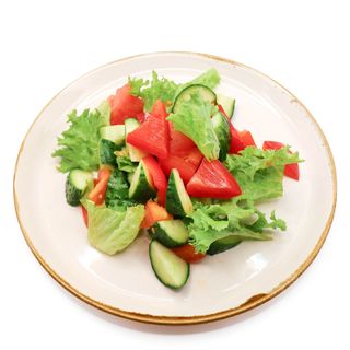 Салат овочевий з заправкою на вибір (200г)