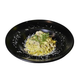 Класична карбонара з панчетою та пекоріно