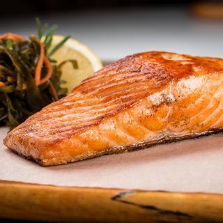 Філе лосося смажене (200гр)