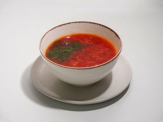 Фірмовий борщ з чорноморськими бичками (400г)