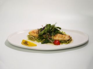 Судак на грилі з пастою з цукіні (230г)