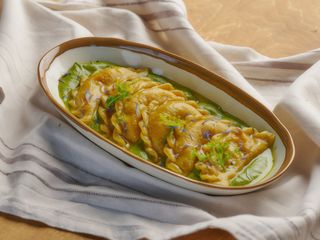 Вареники картоплею і кальмаром (250г)