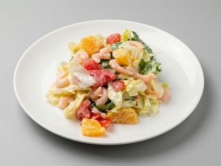 Салат с креветками и апельсином (210г)