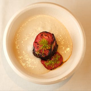 Біфштекс з картопляним мусом (280г)