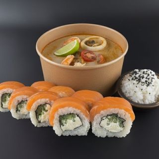 Комбо Том Ям + Філа лосось