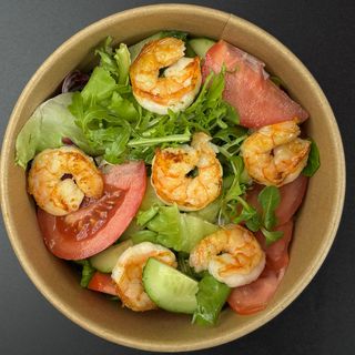 Новинка! Свіжий салат з Креветкою
