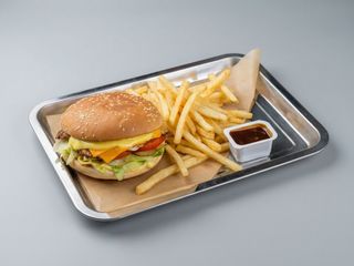 Курячий комбо ( бургер та фрі )