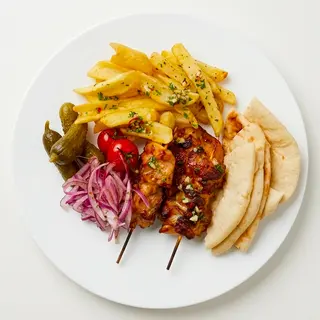 Шашличок з картоплею та овочами (855г)