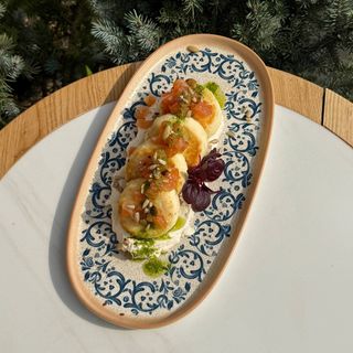 Солоні сирники з лососем