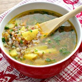 Гречаний суп з куркою (350г)