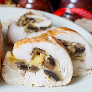 Рулет курячий з грибами (80г)
