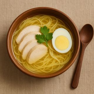 Бульйон з локшиною та курячим філе (300г)