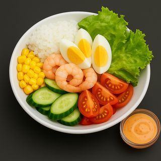 Боул з тигровою креветкою (290г)